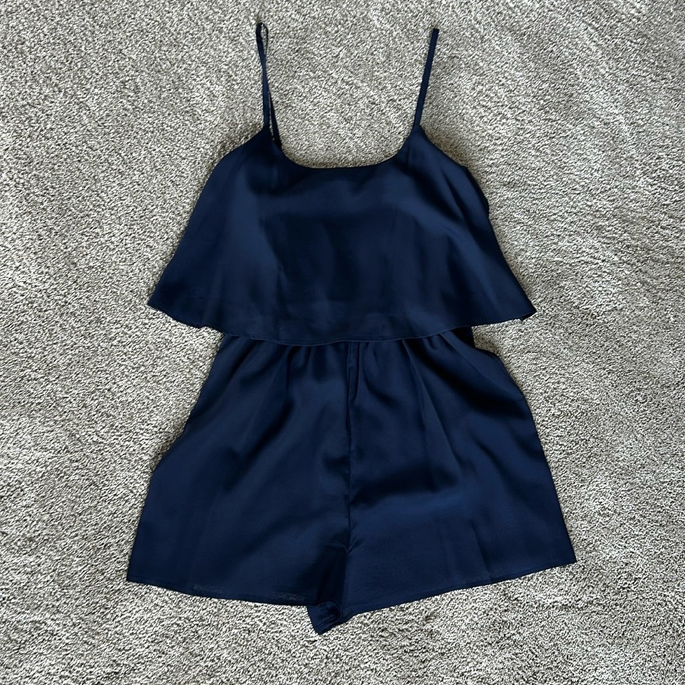 Navy romper